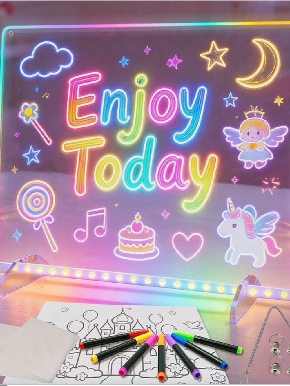 Signsxcell LED Acrylic Note Board